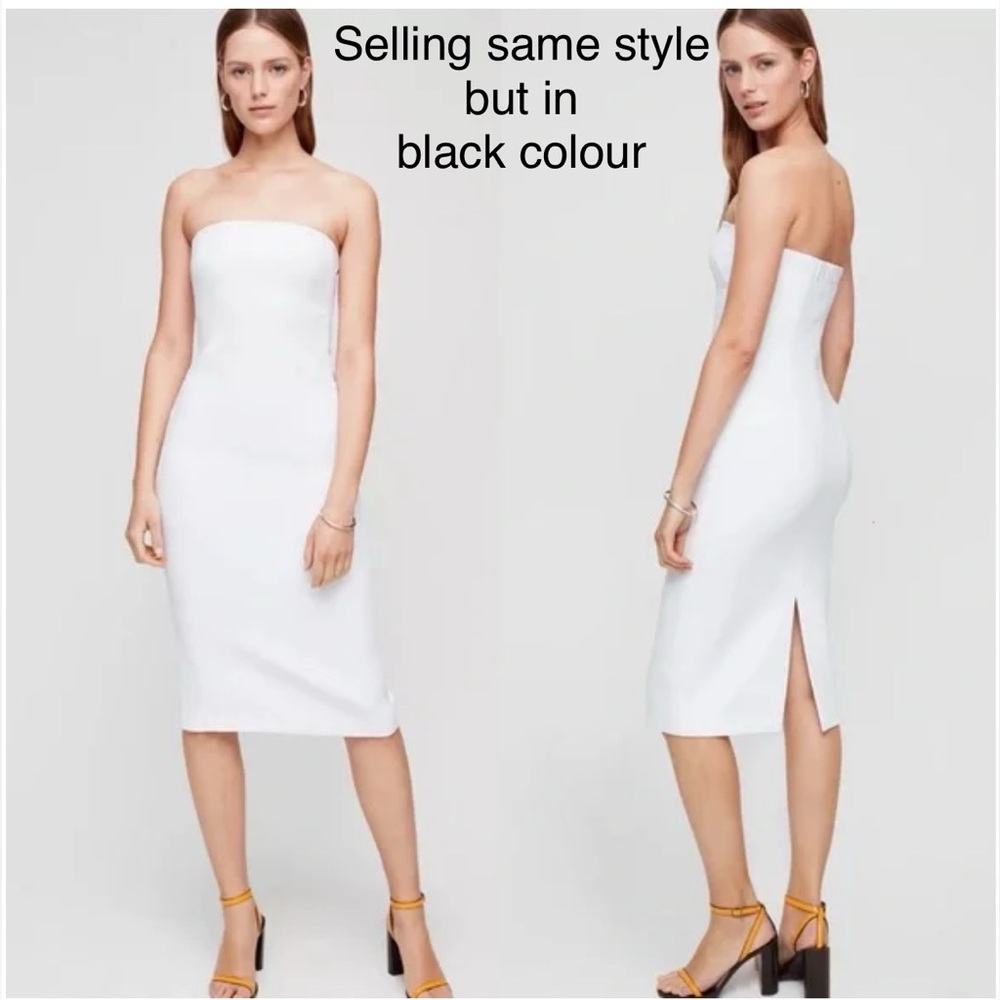 NWOTS Babaton Brees Strapless Midi Dress Sz. 2